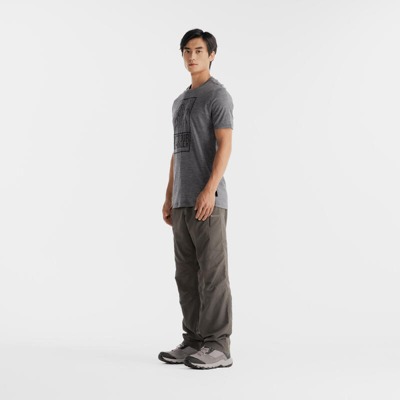 Men's Trousers Trek 100-AF Khaki