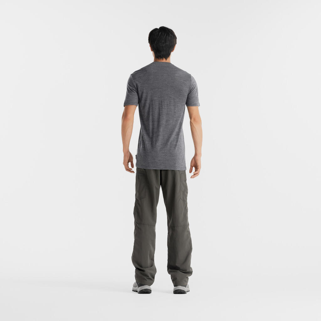 Men trek 100 trousers af khaki
