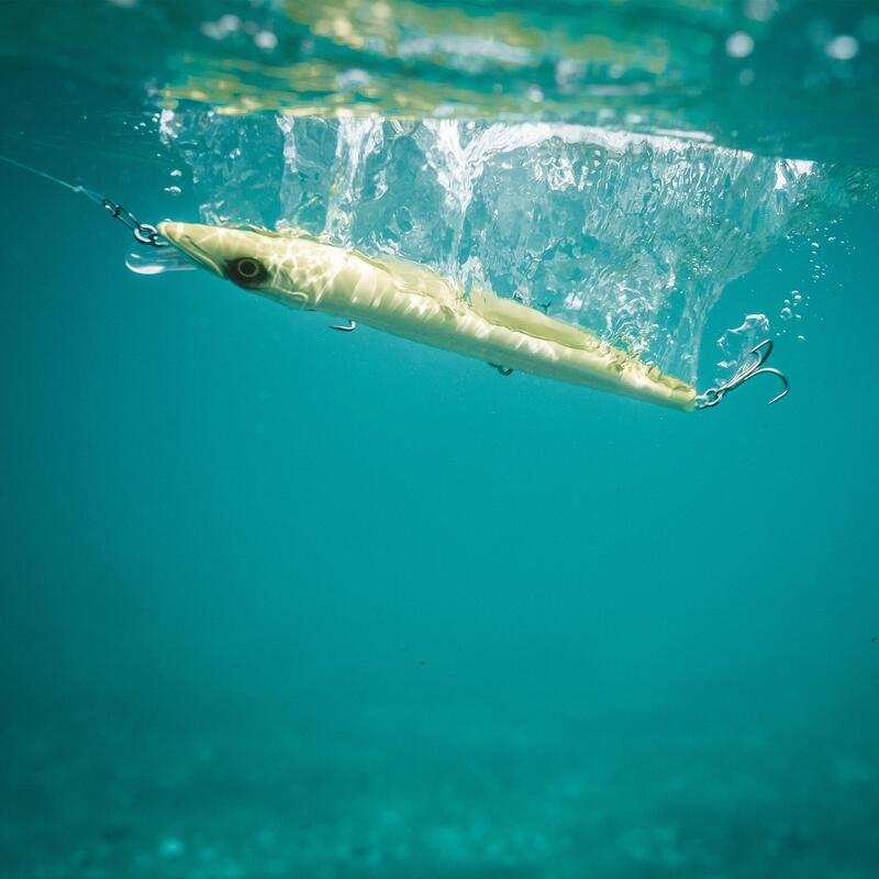 Jerkbait Jerkuda 170F Spinnfischen im Meer neonweiss 