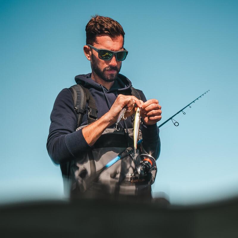 Jerkbait Jerkuda 170F Spinnfischen im Meer neonweiss 