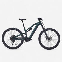 Vélo VTT électrique All-Mountain tout suspendu 29" - E-FEEL 900 S, Vert