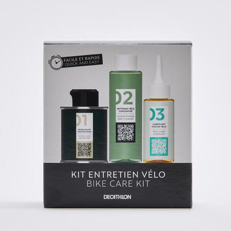 KIT ENTRETIEN ET NETTOYAGE VÉLO