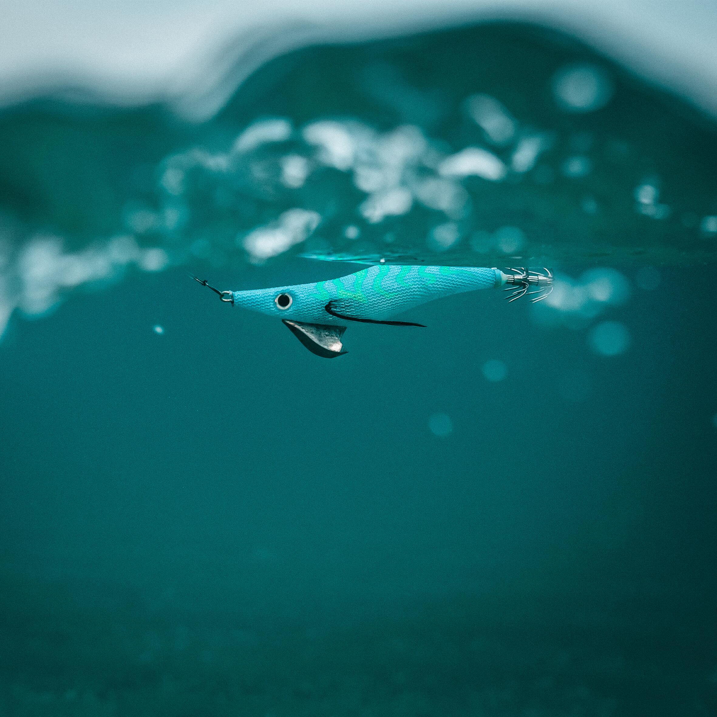 Senkköder EBI 3.0 / 120 Blau Angeln auf Tintenfische und Kalmar im Meer 6/8