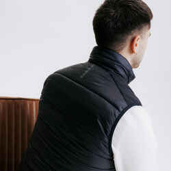 Men's Horse Riding Sleeveless Gilet 500 - Black