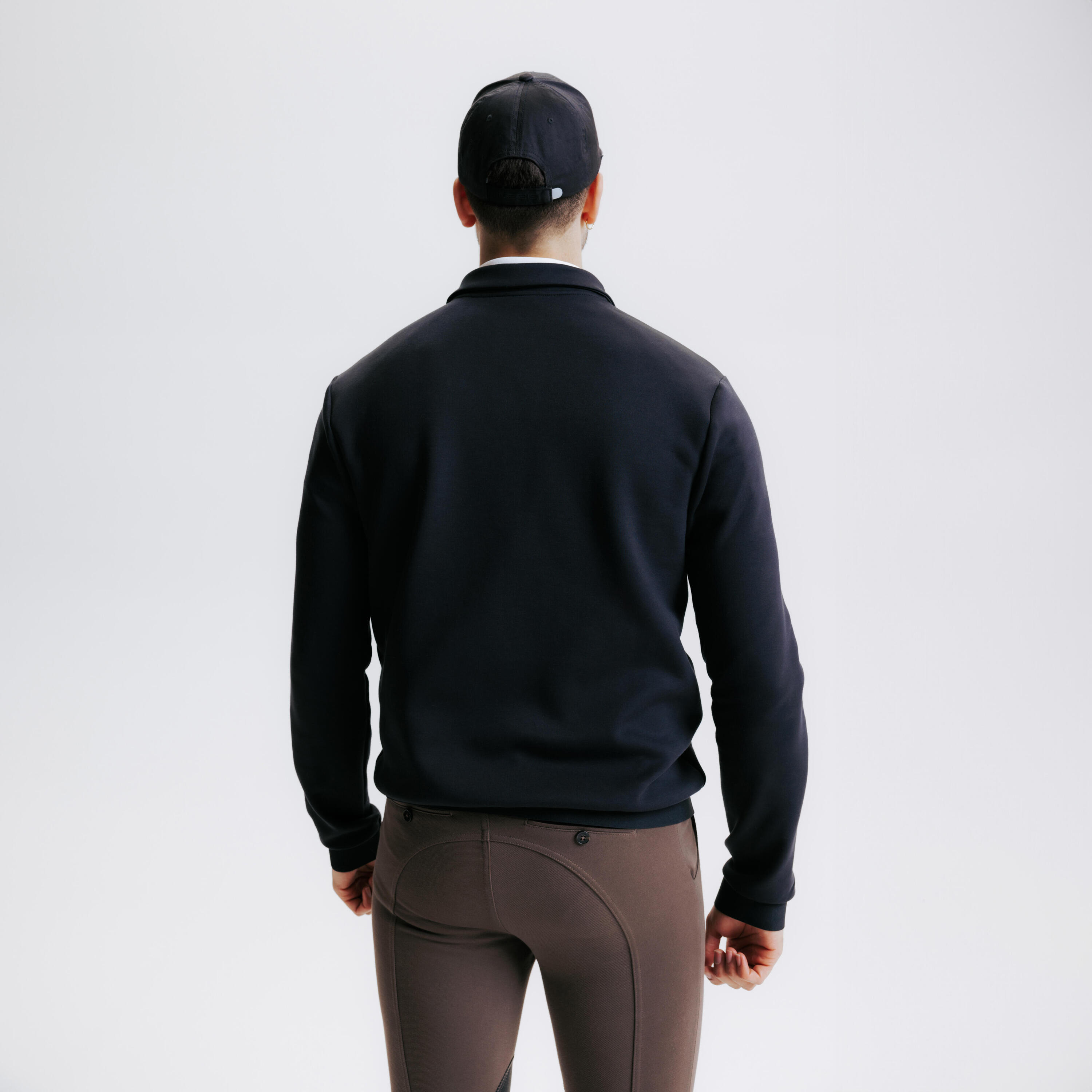 Sweater voor heren 500 zwart 4/4