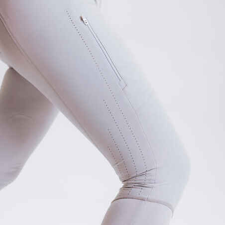 Women's Horse Riding Ultra-Lightweight Jodhpurs - Grey