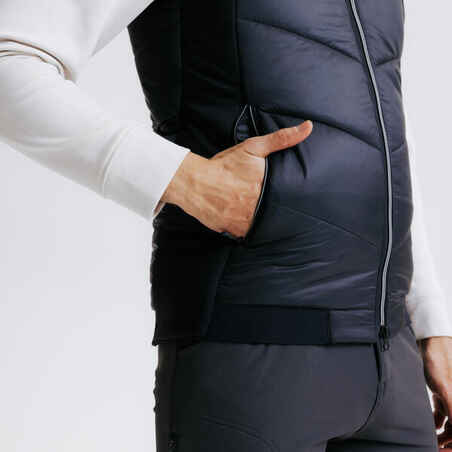 Men's Horse Riding Sleeveless Gilet 500 - Black