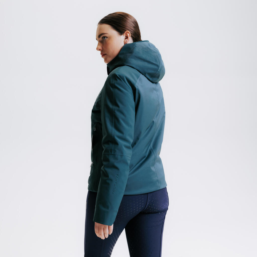 Sieviešu siltā jātnieku jaka “900”, zaļa