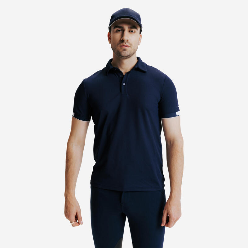 Erkek Binicilik Polo Tişörtü - Beyaz