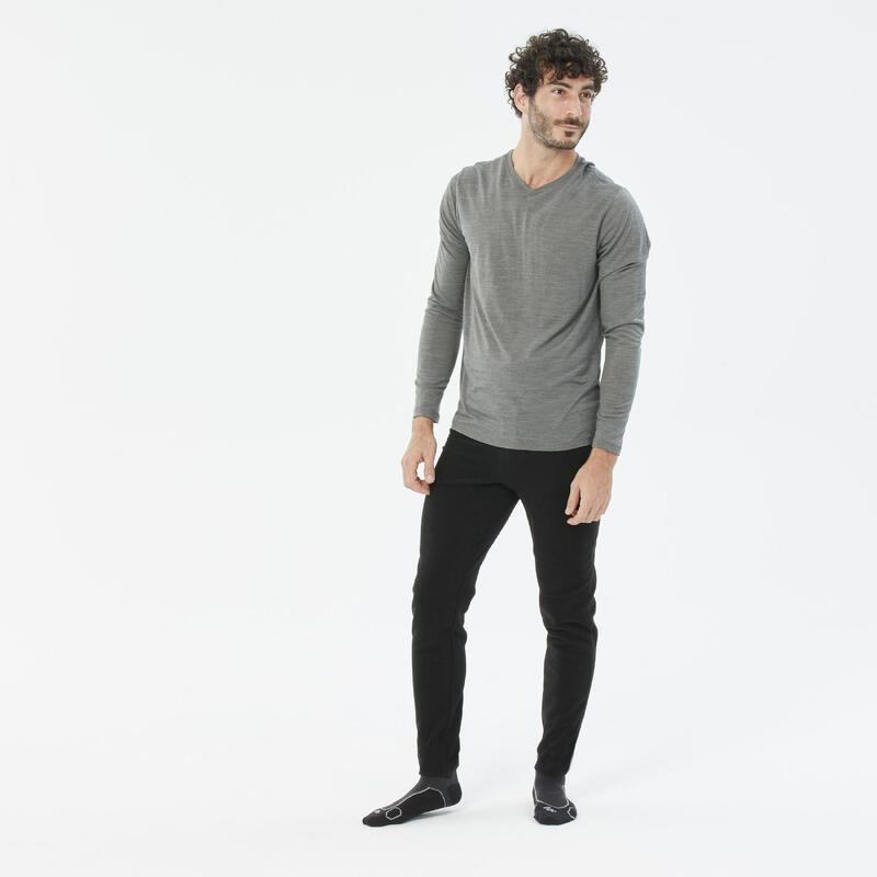 Colanți polar Trekking MH100 Negru Bărbați