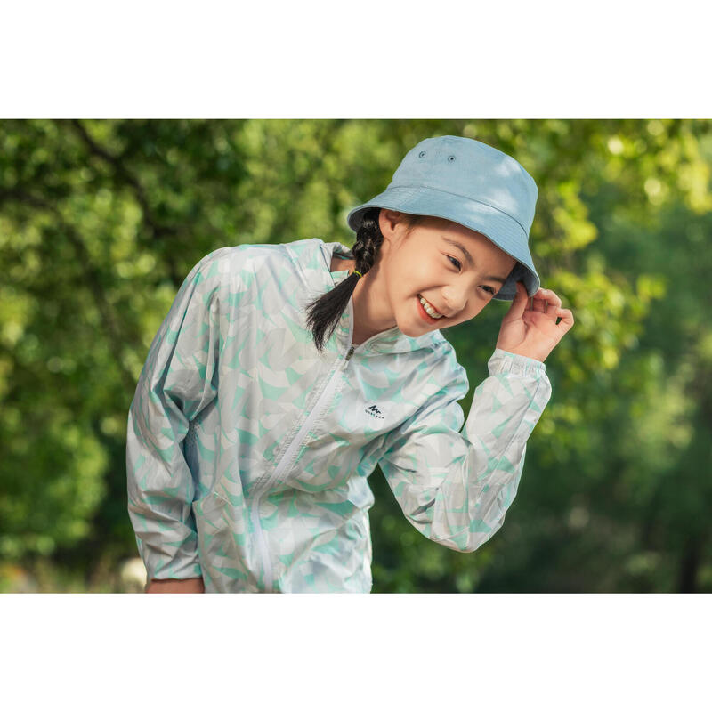 女童外套 HELIUM MH500－薄荷綠印花