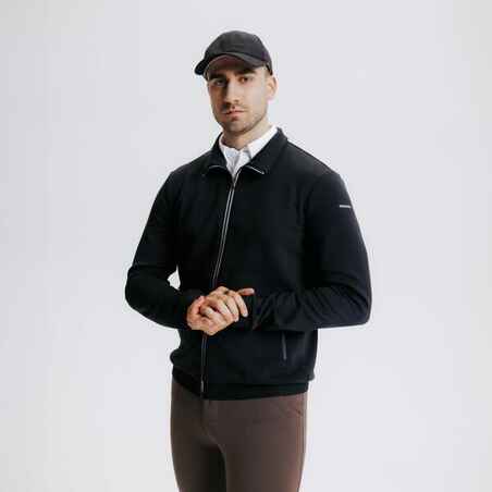Vyriškas sportinis megztinis „500“, juodas
