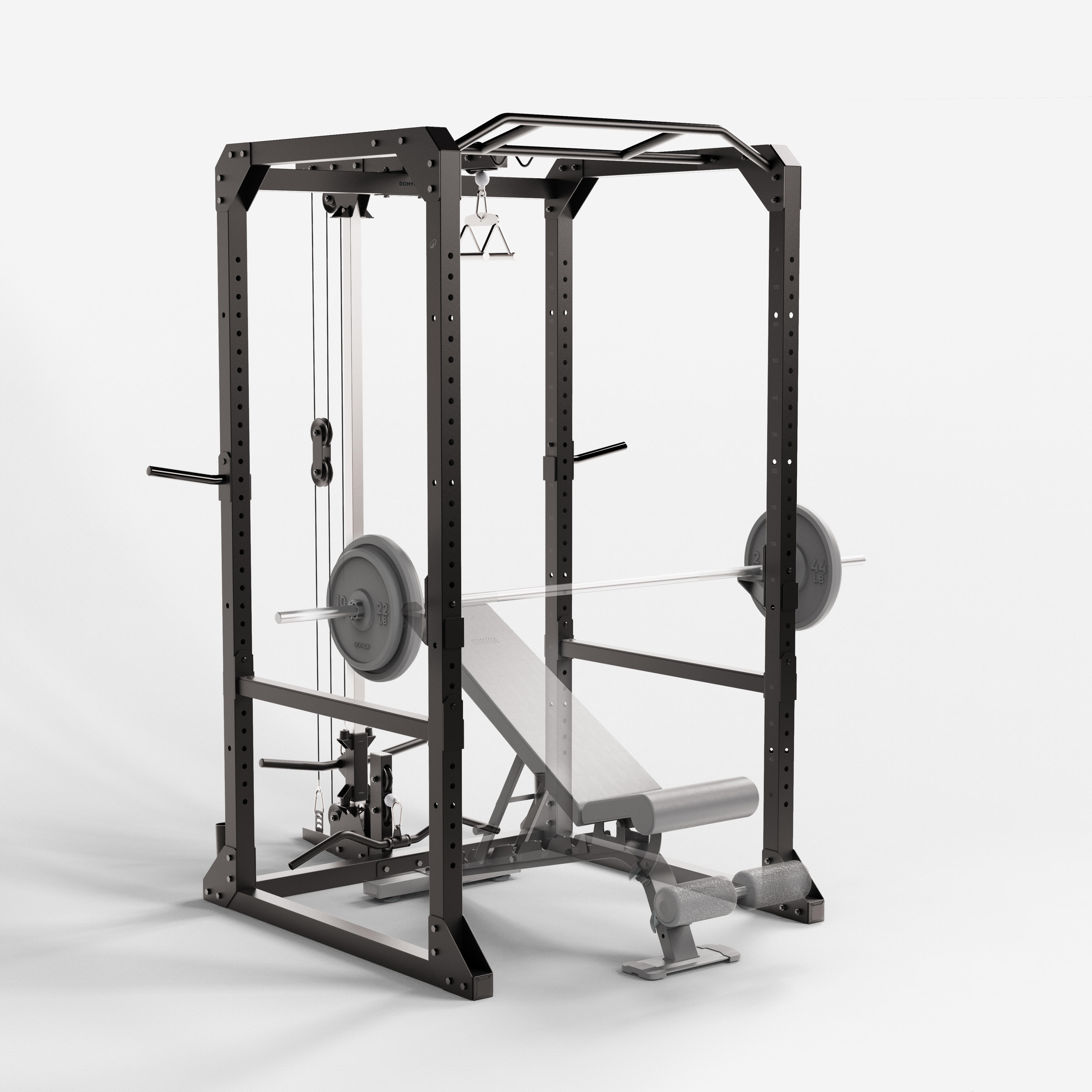 Multi-purpose weight training cage, Power Rack 900 - Decathlon