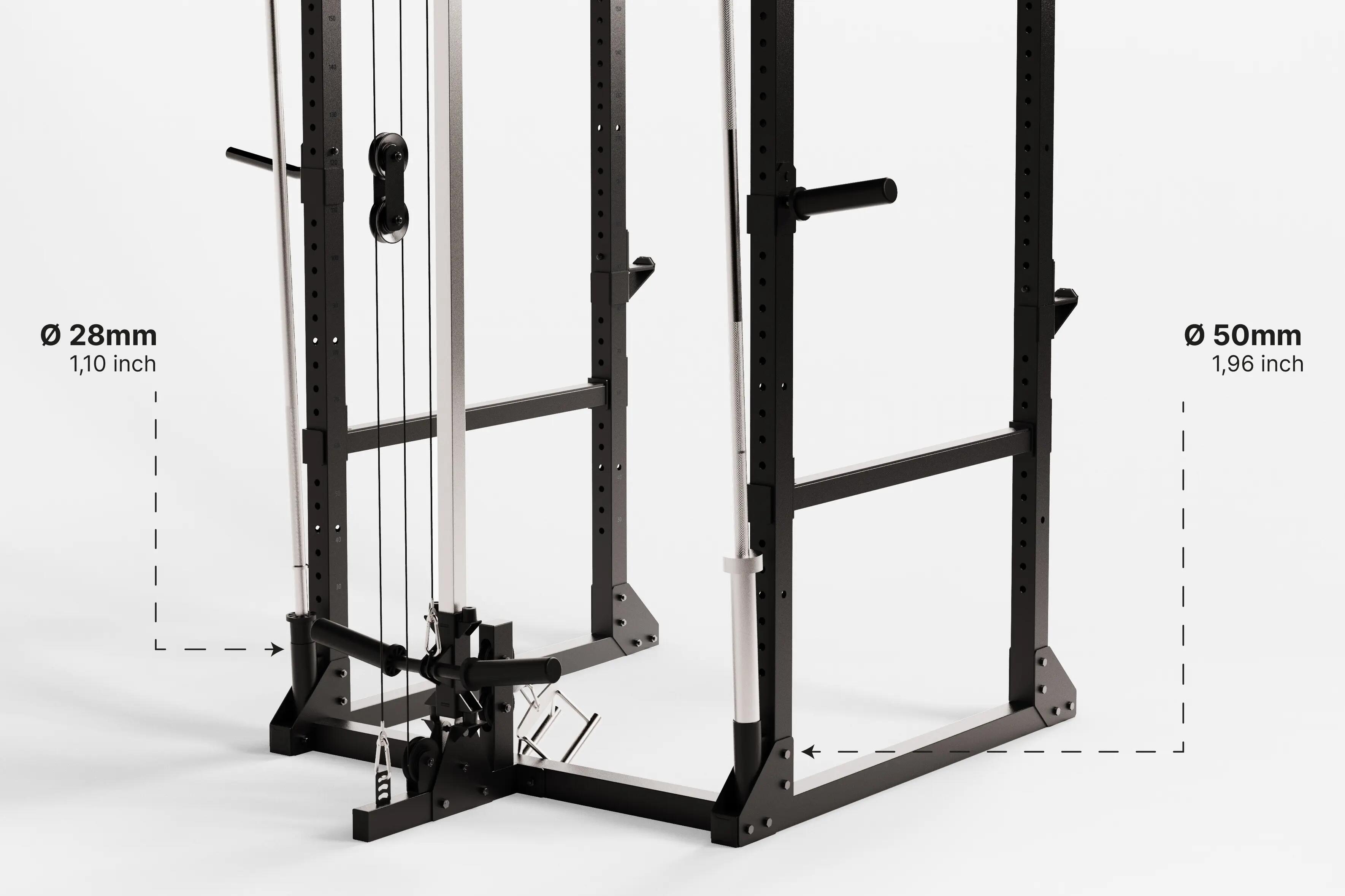 power rack 900 Krafttraining Gebrauchsanweisung Montage