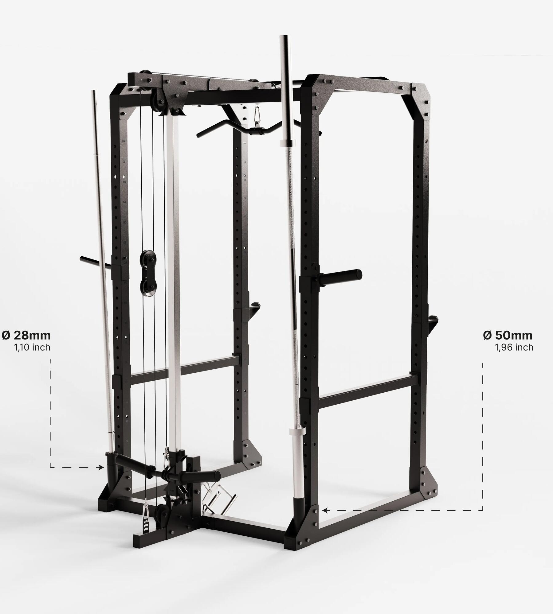 power rack 900 Krafttraining Gebrauchsanweisung Montage