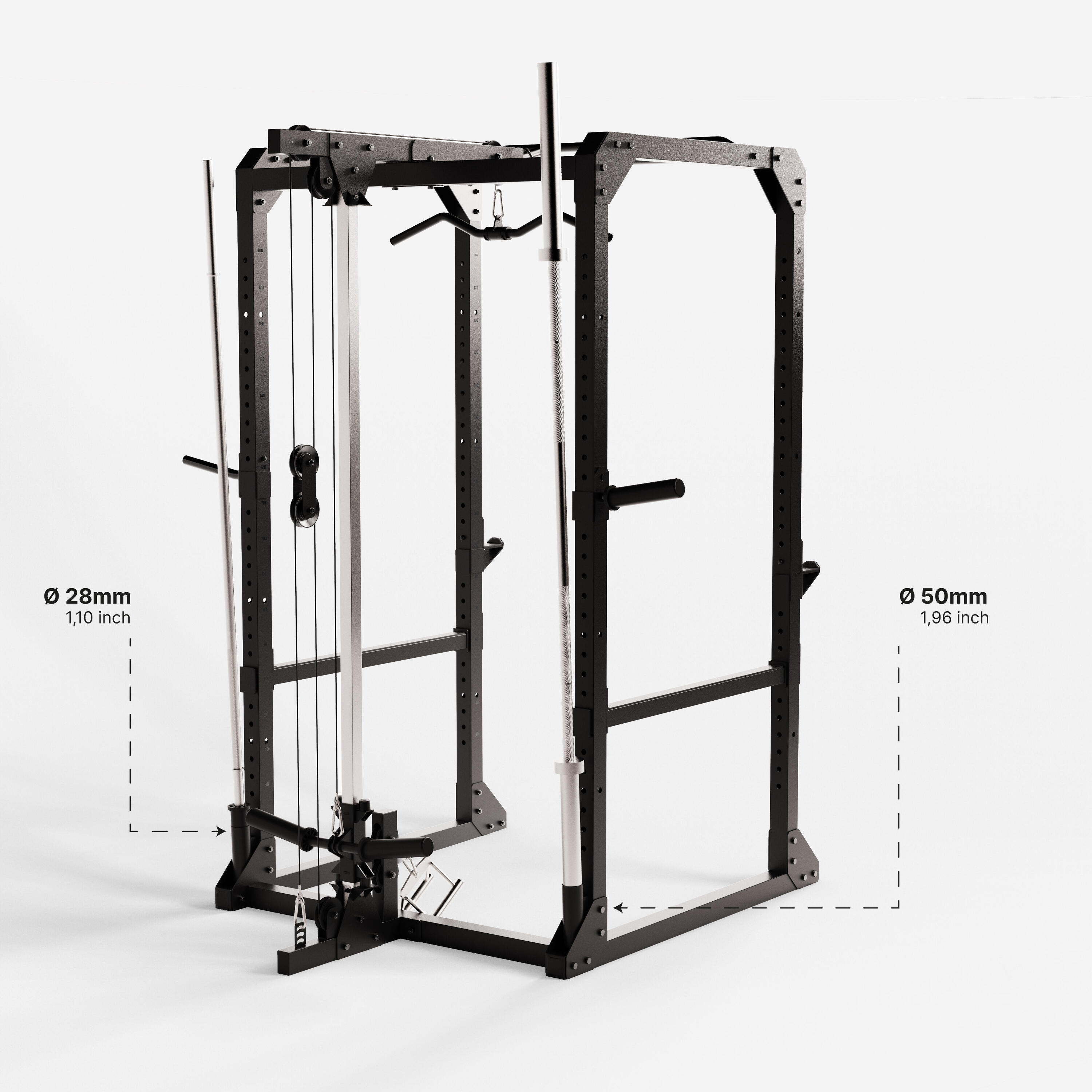 Weight Training Cage Power Rack 900 6/9