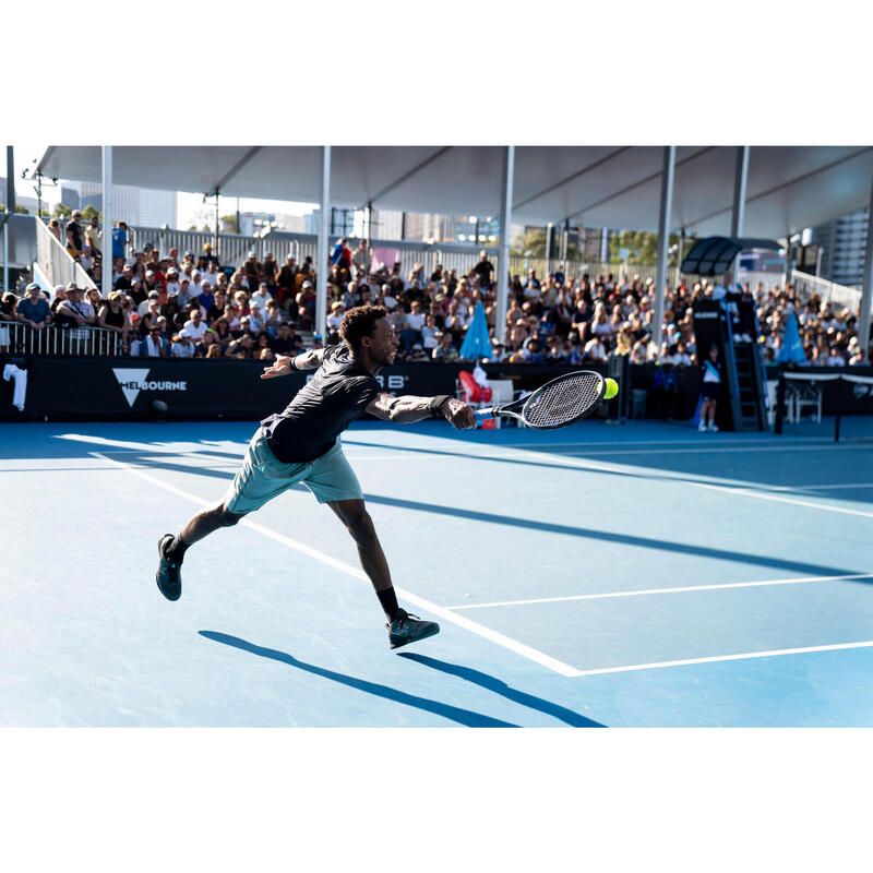 Tennisshirt met korte mouwen voor heren DRY marineblauw Gaël Monfils