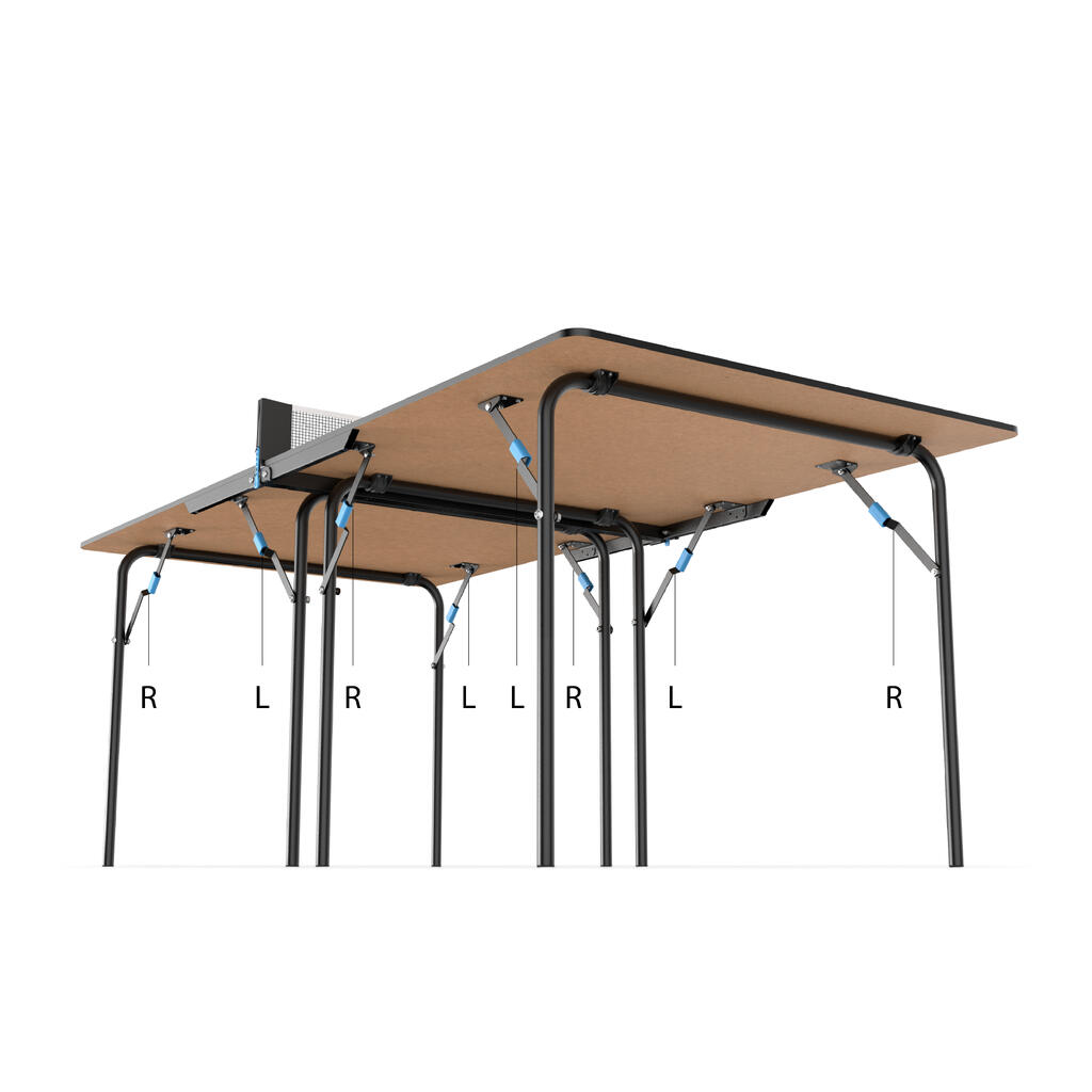 Crni sto za stoni tenis MEDIUM INDOOR PPT 130