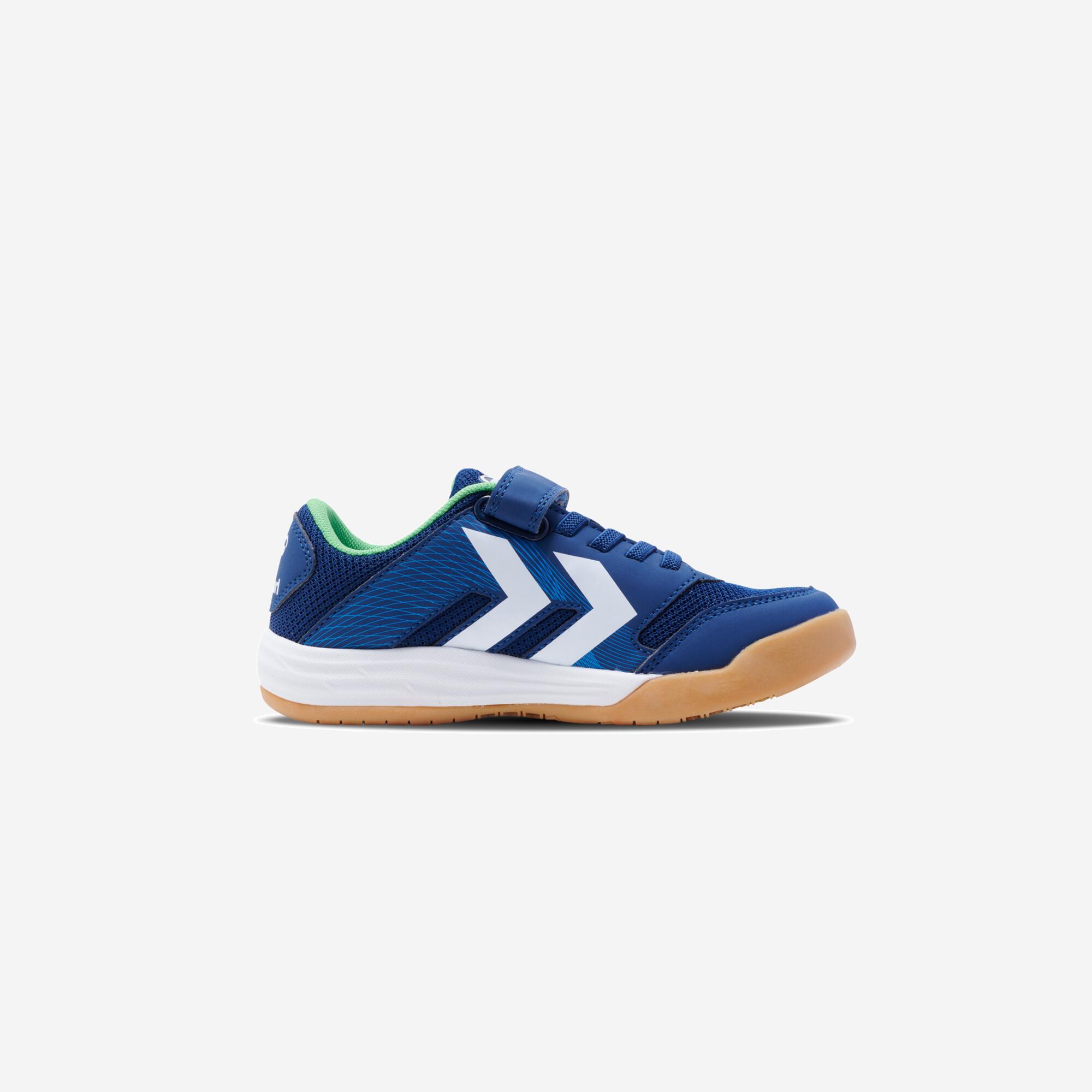 Children's handball shoe - Hummel Multiplay stable scratch blue / white