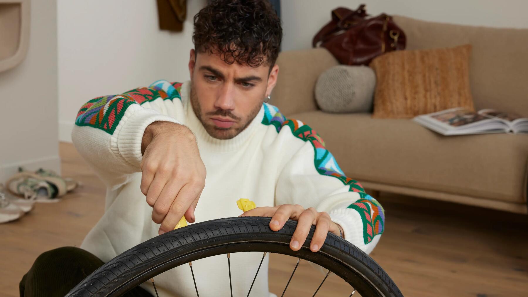 Erfahre hier, wie du deinen platten Fahrradreifen richtig reparierst!