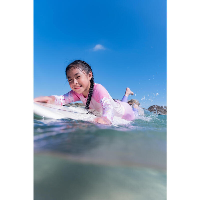 Surfing Junior UV protection 500 half zip -pink