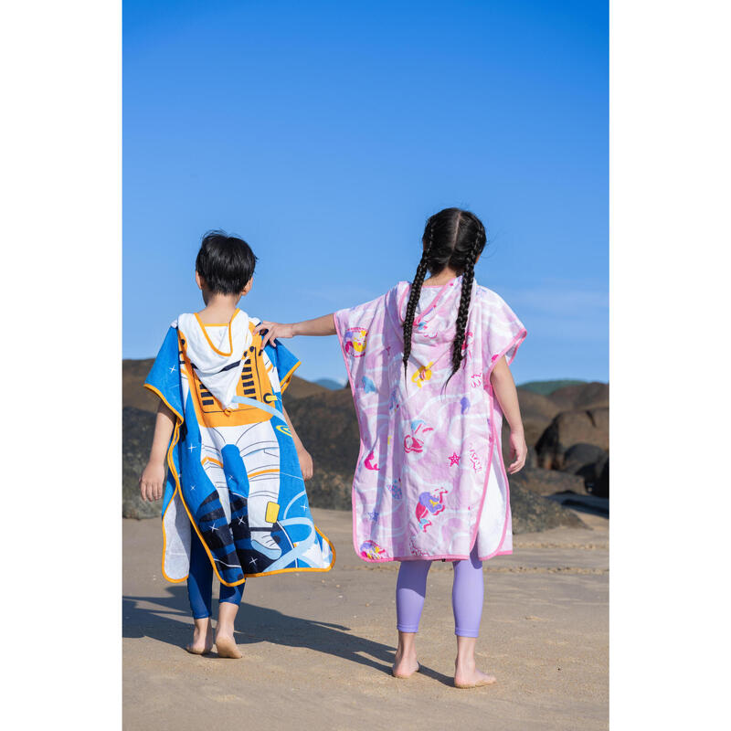 Kids surfing poncho 500 Astro