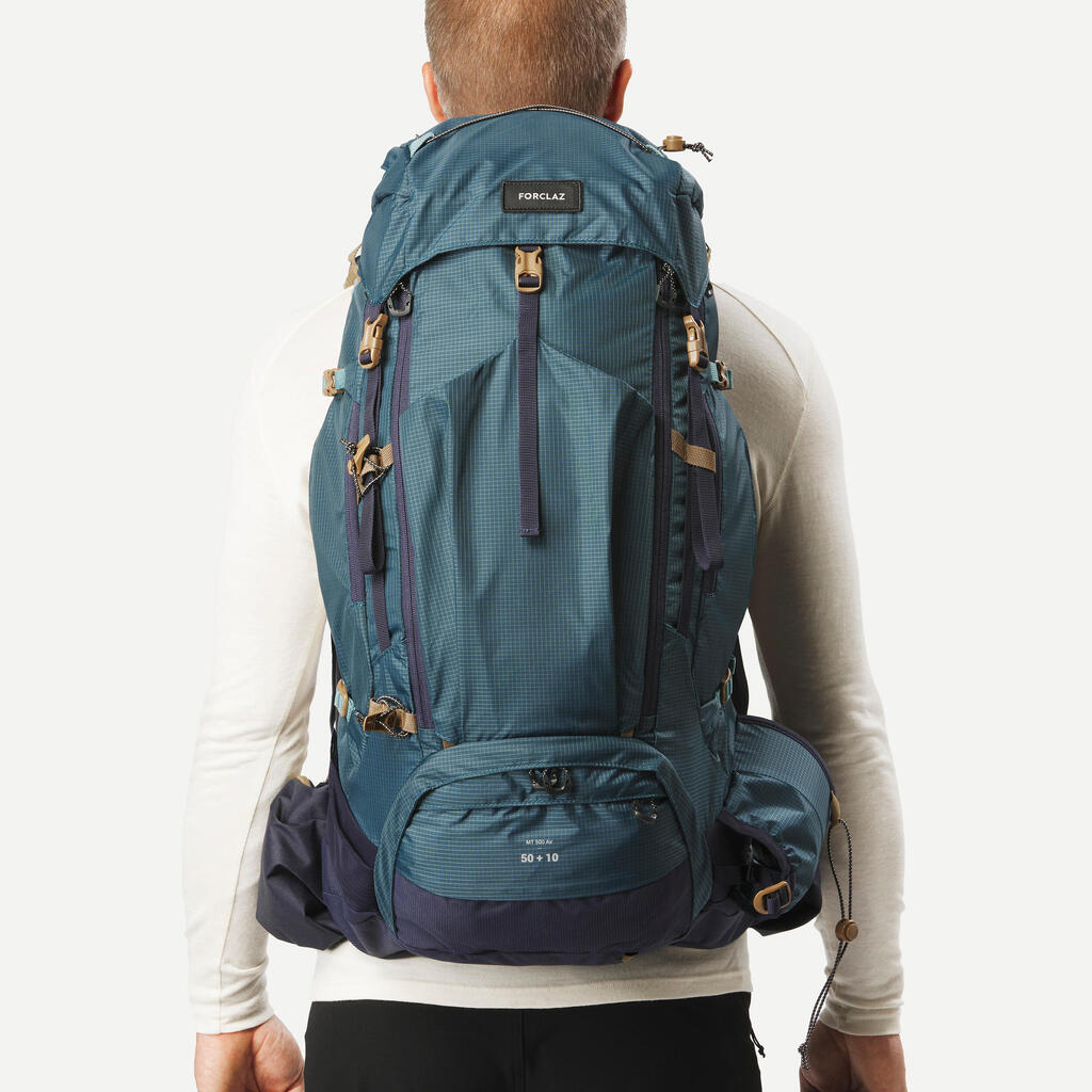 Men's Trekking 50+10 L Backpack MT500 Air