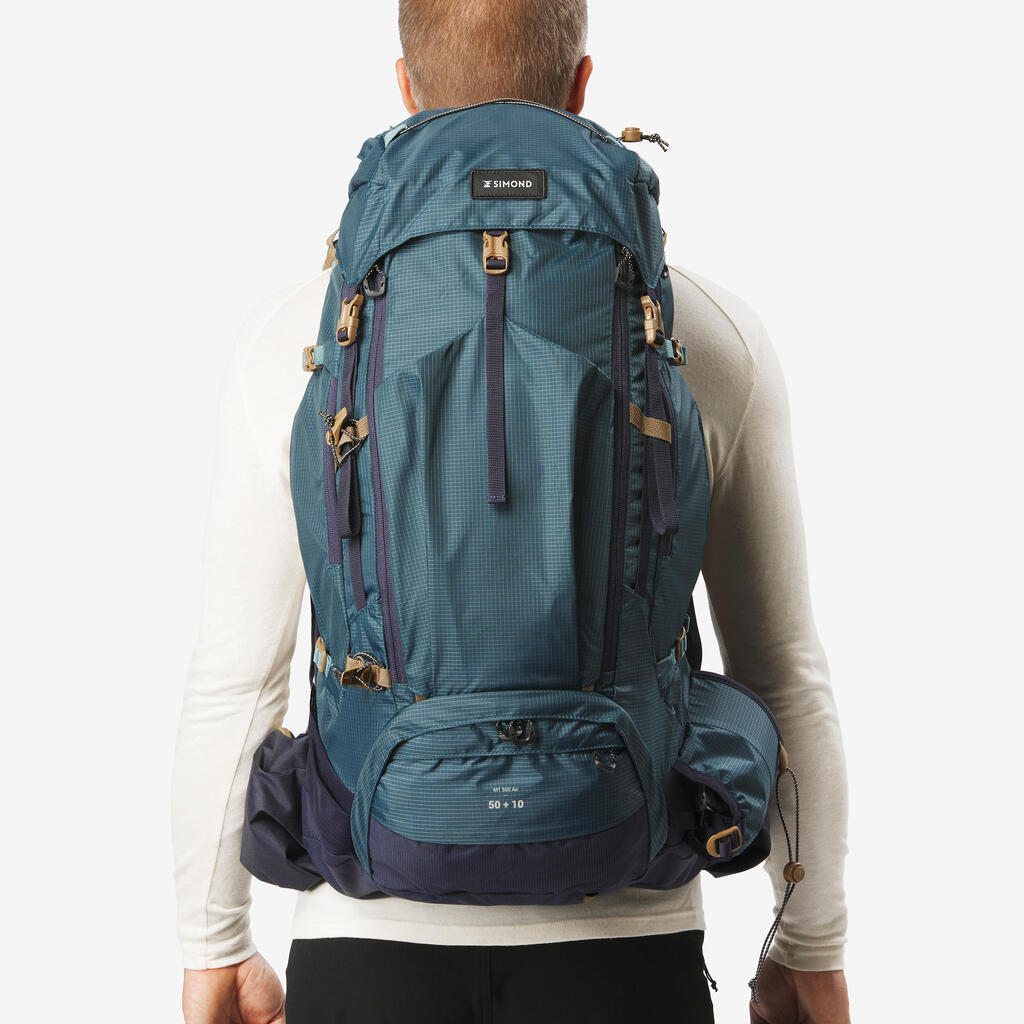 Sac à dos de trekking Homme 50+10 L - MT500 AIR