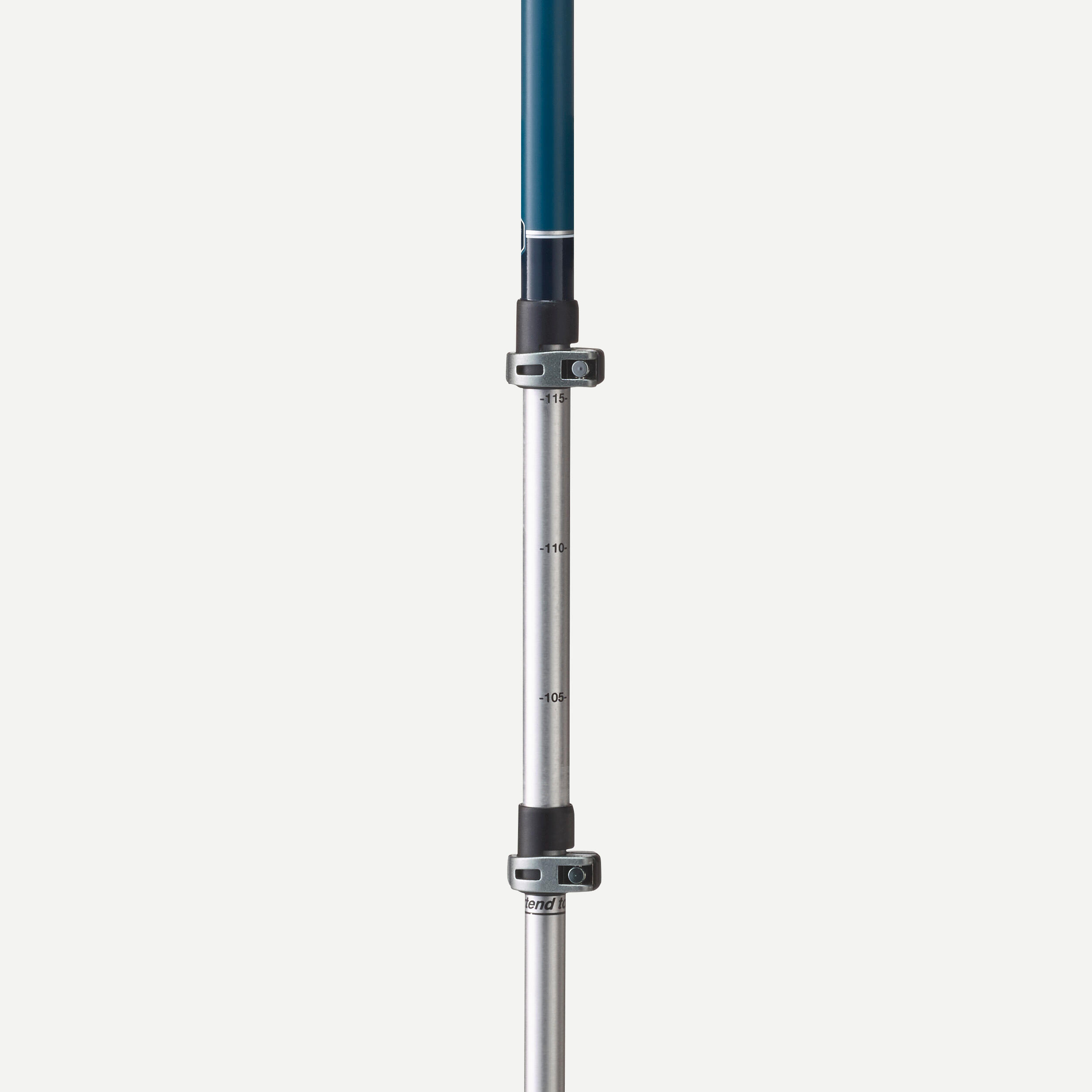 Wandelstok met kurk greep Ridge Hiker per stuk blauw 5/6