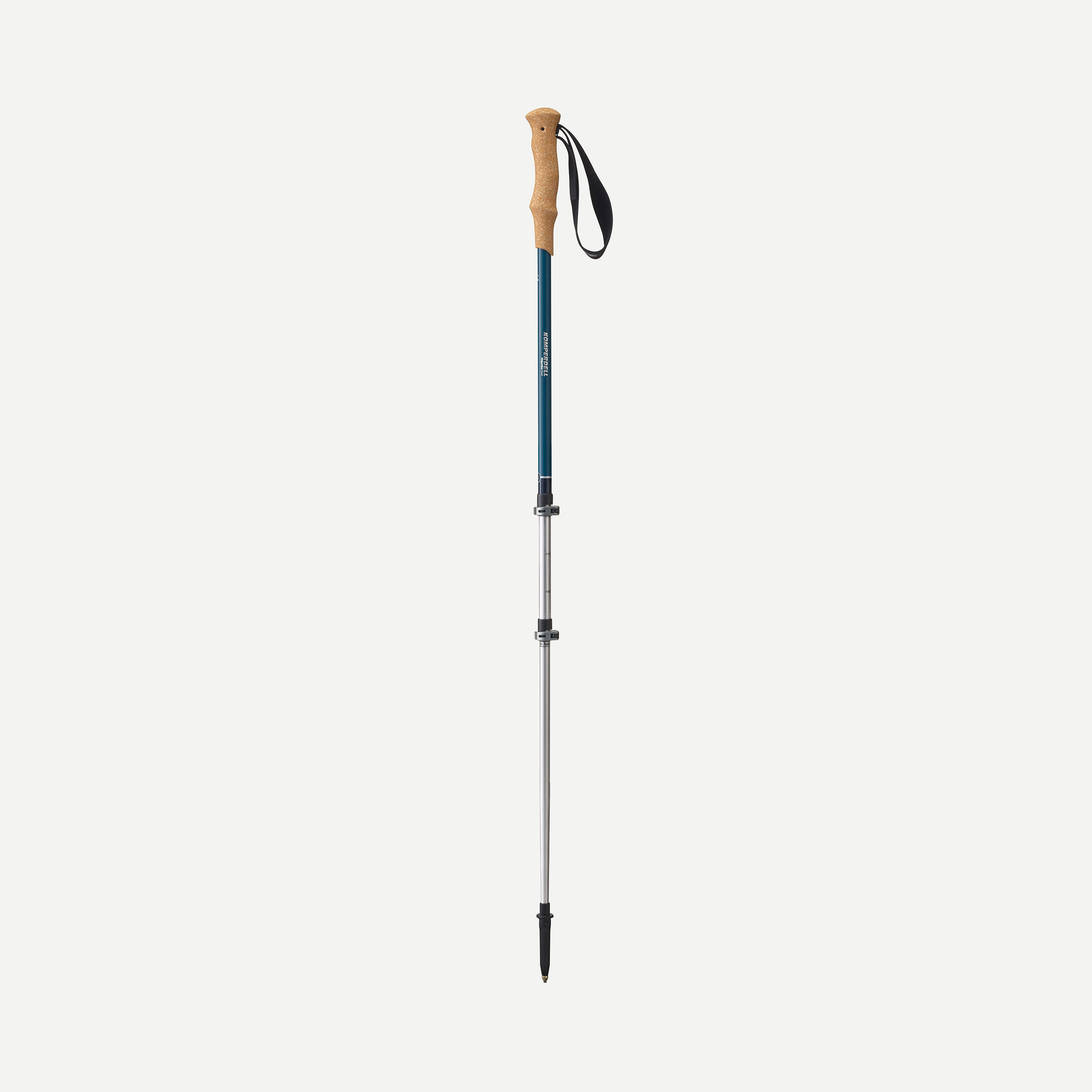 KOMPERDELL Turistická palica Ridge Hiker s korkovou rukoväťou modrá 1ks 130 cm · záber 3