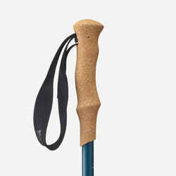 1 Komperdell Ridge Hiker Cork Handled Trekking Pole - Blue 