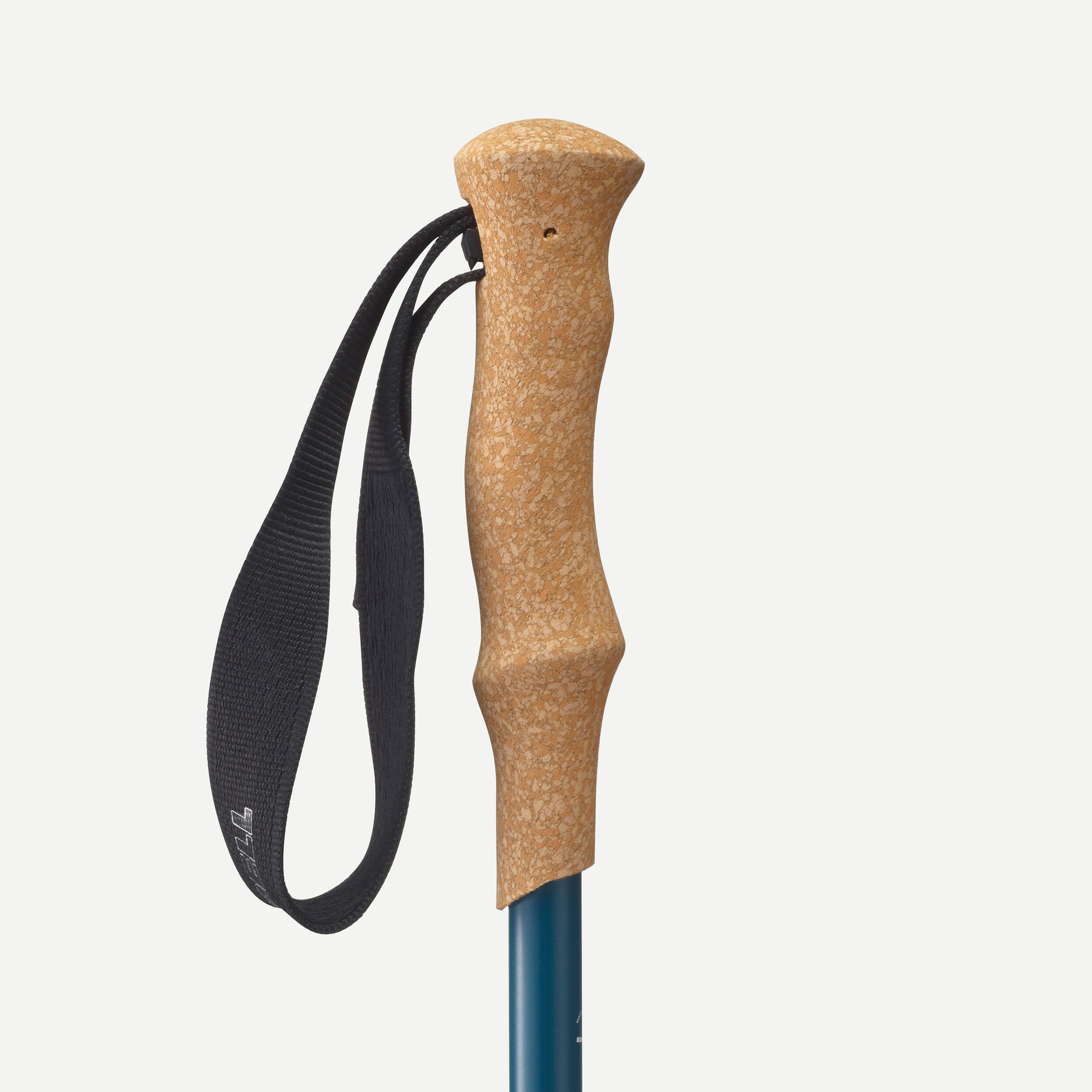 Wandelstok met kurk greep Ridge Hiker per stuk blauw 3/6