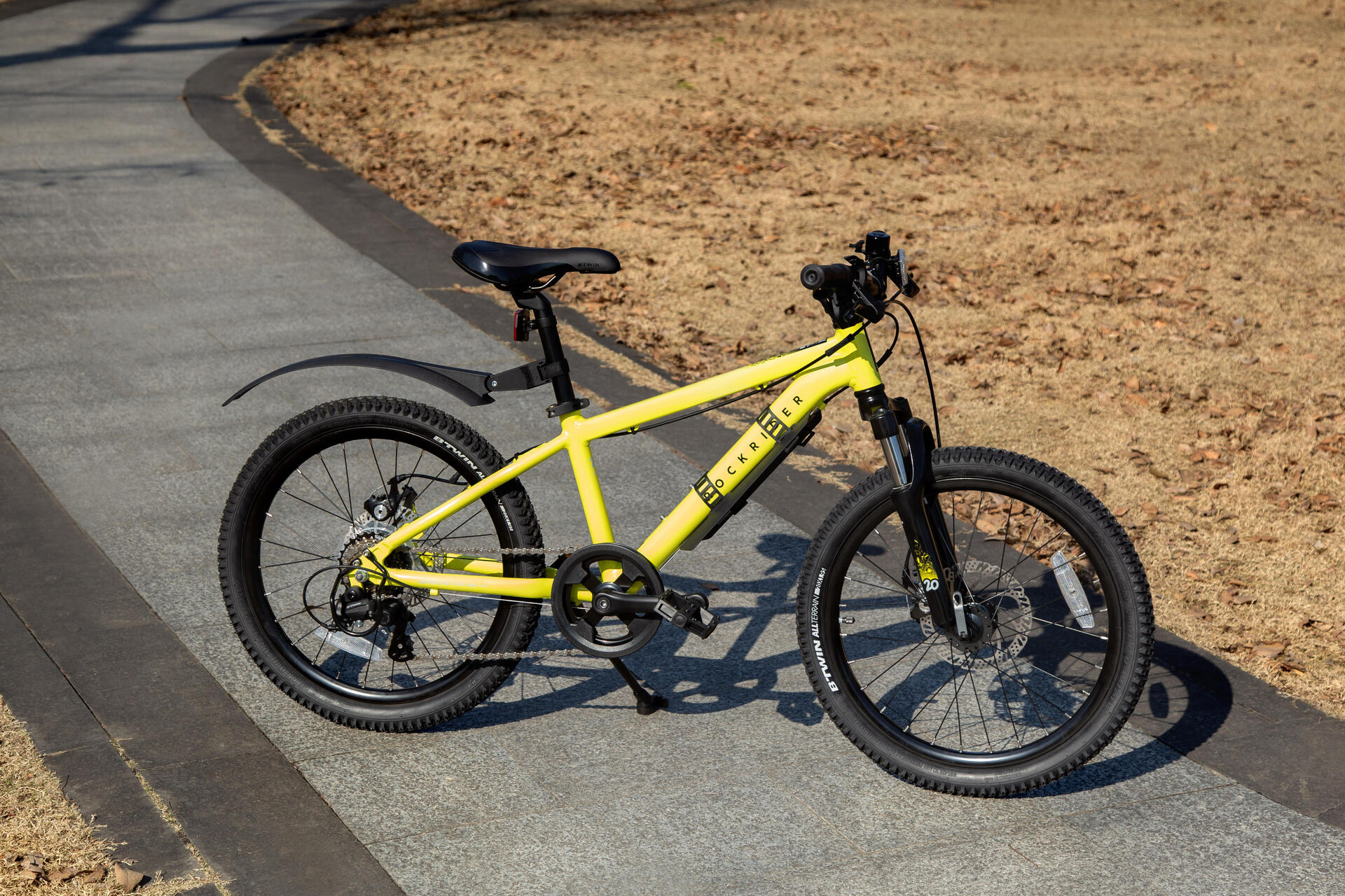 Kids Mountain Bike Mudguard 20 Inch MTB Black