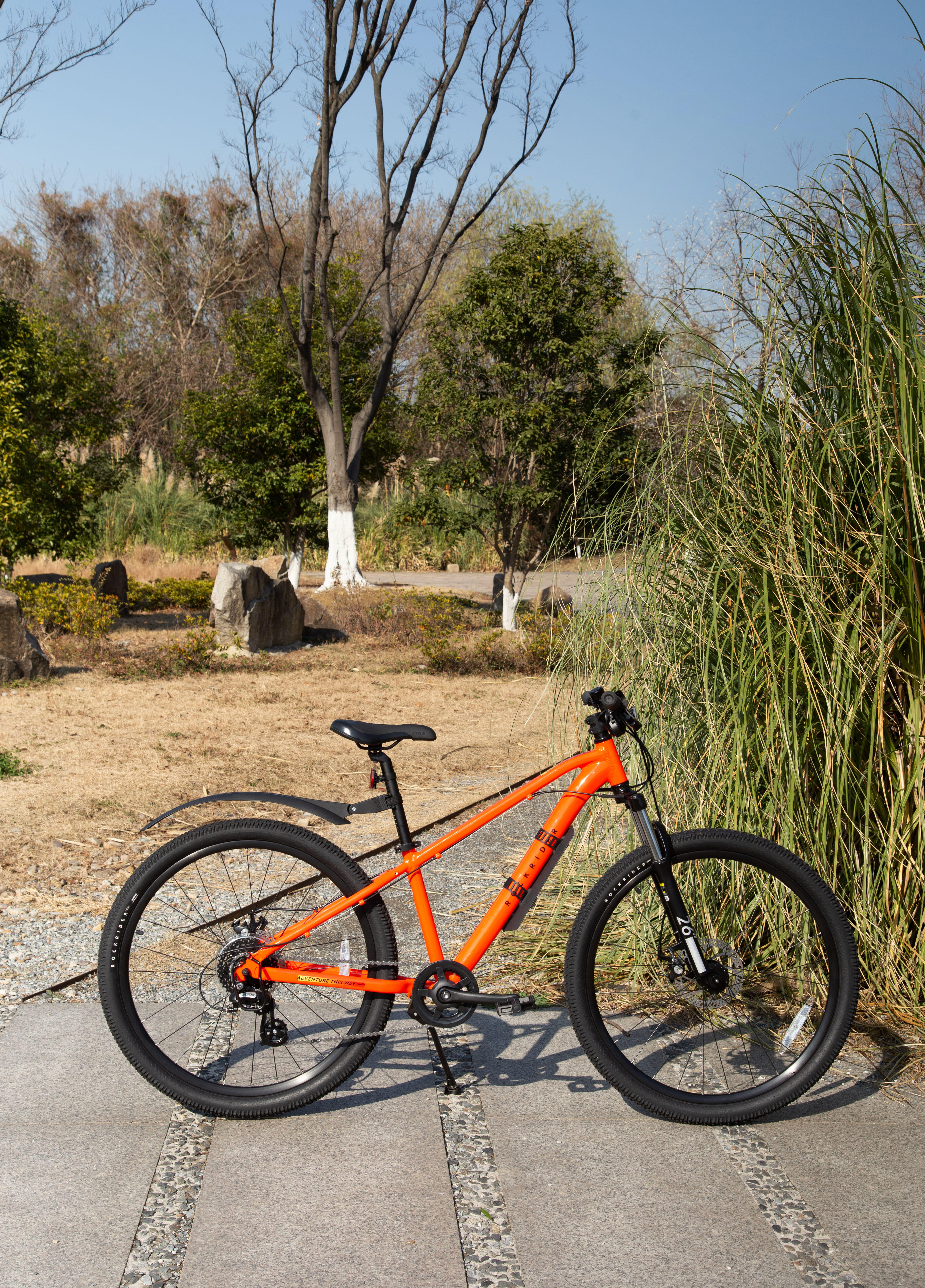 Orange mountain bike mudguards sale