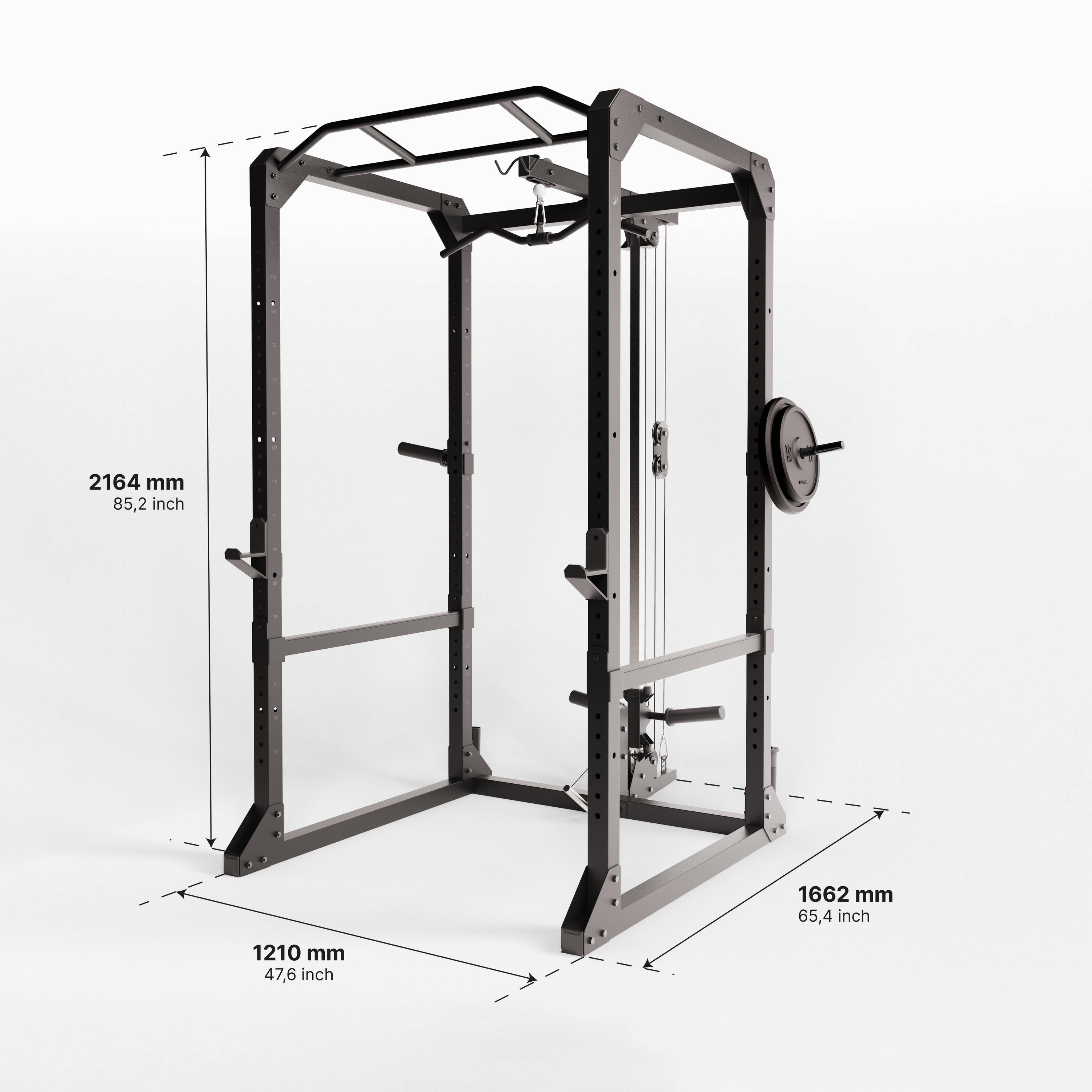 Weight Training Cage Power Rack 900 -  3