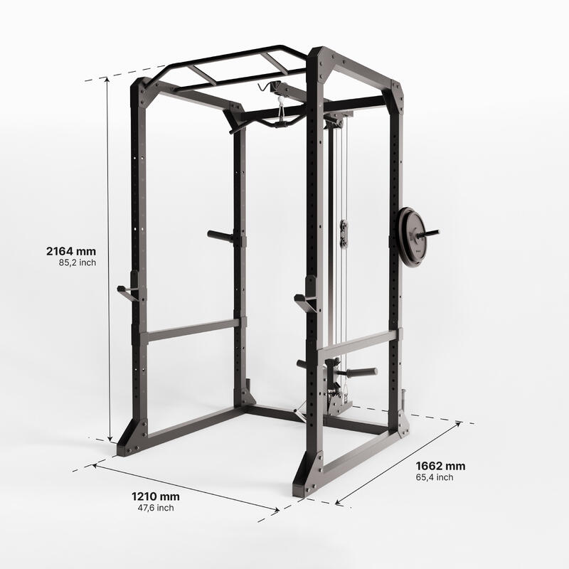 Gabbia bodybuilding POWER RACK 900