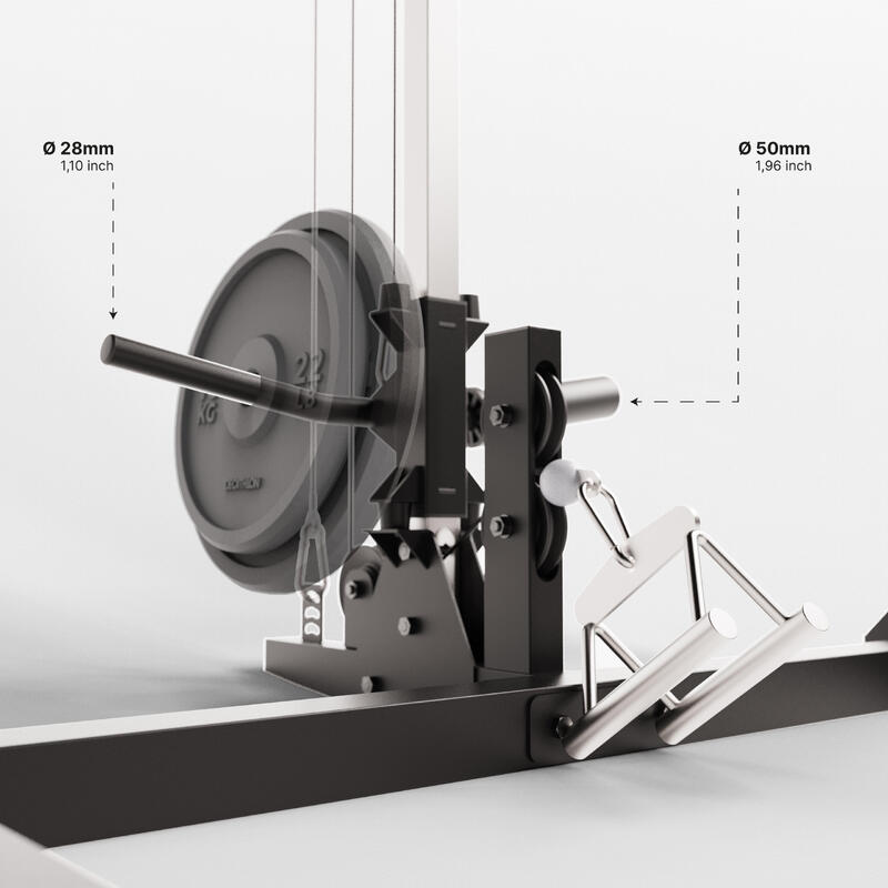 Gabbia bodybuilding POWER RACK 900