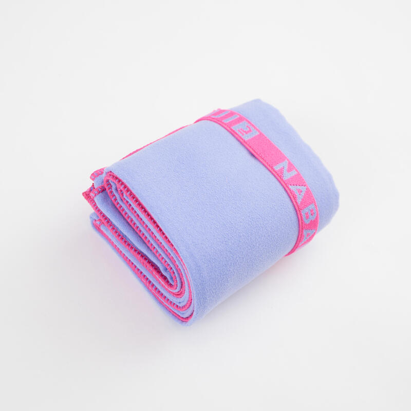 微纖維泳池毛巾 M 號 60 x 80 cm - 淺紫色