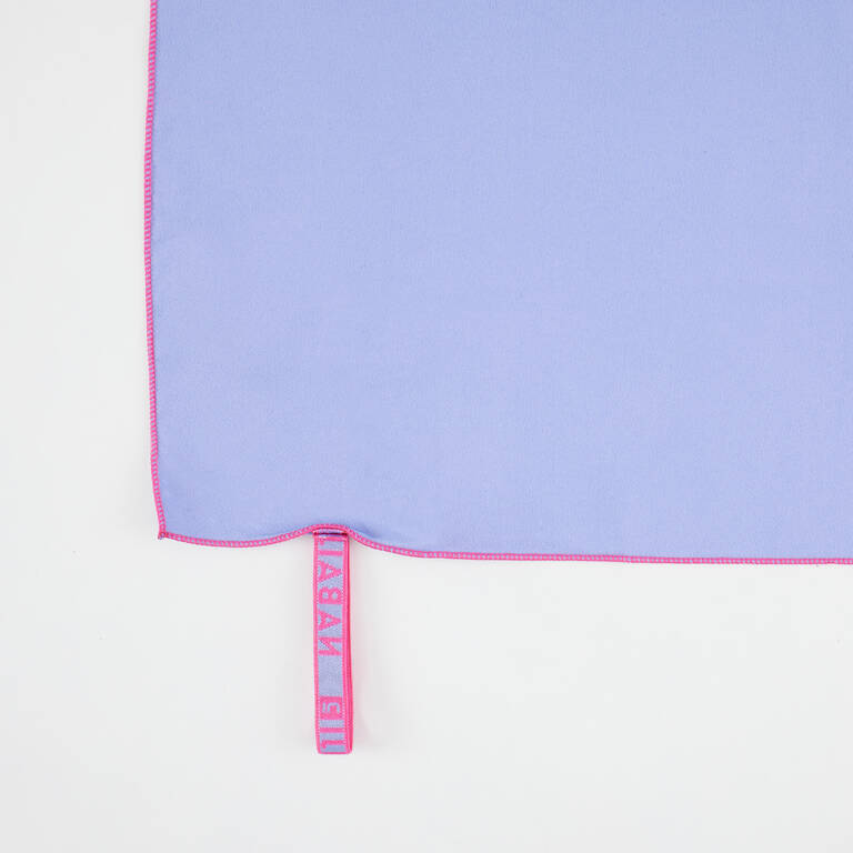 Microfibre Pool Towel Size M 60 x 80 cm - Light Purple