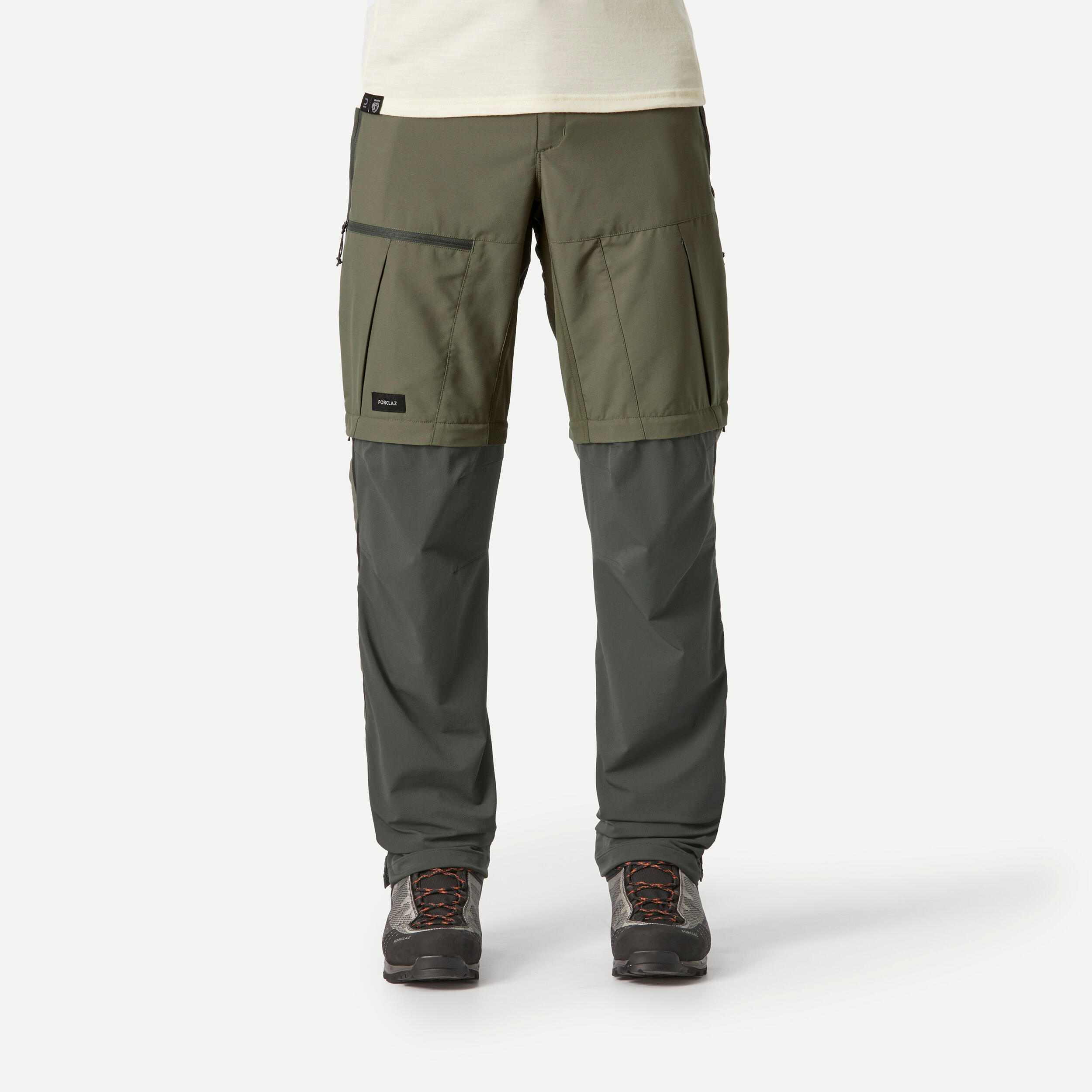 Men's 2-in-1 adjustable and robust hiking trousers – MT500 2/10