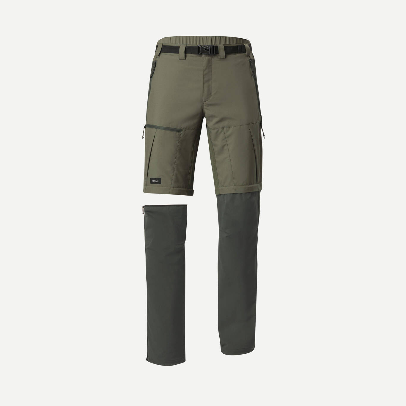 Men's 2-in-1 adjustable and robust hiking trousers – MT500