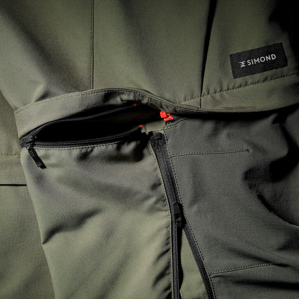 Pantalon de trek modulable 2 en 1 et résistant homme - mt500