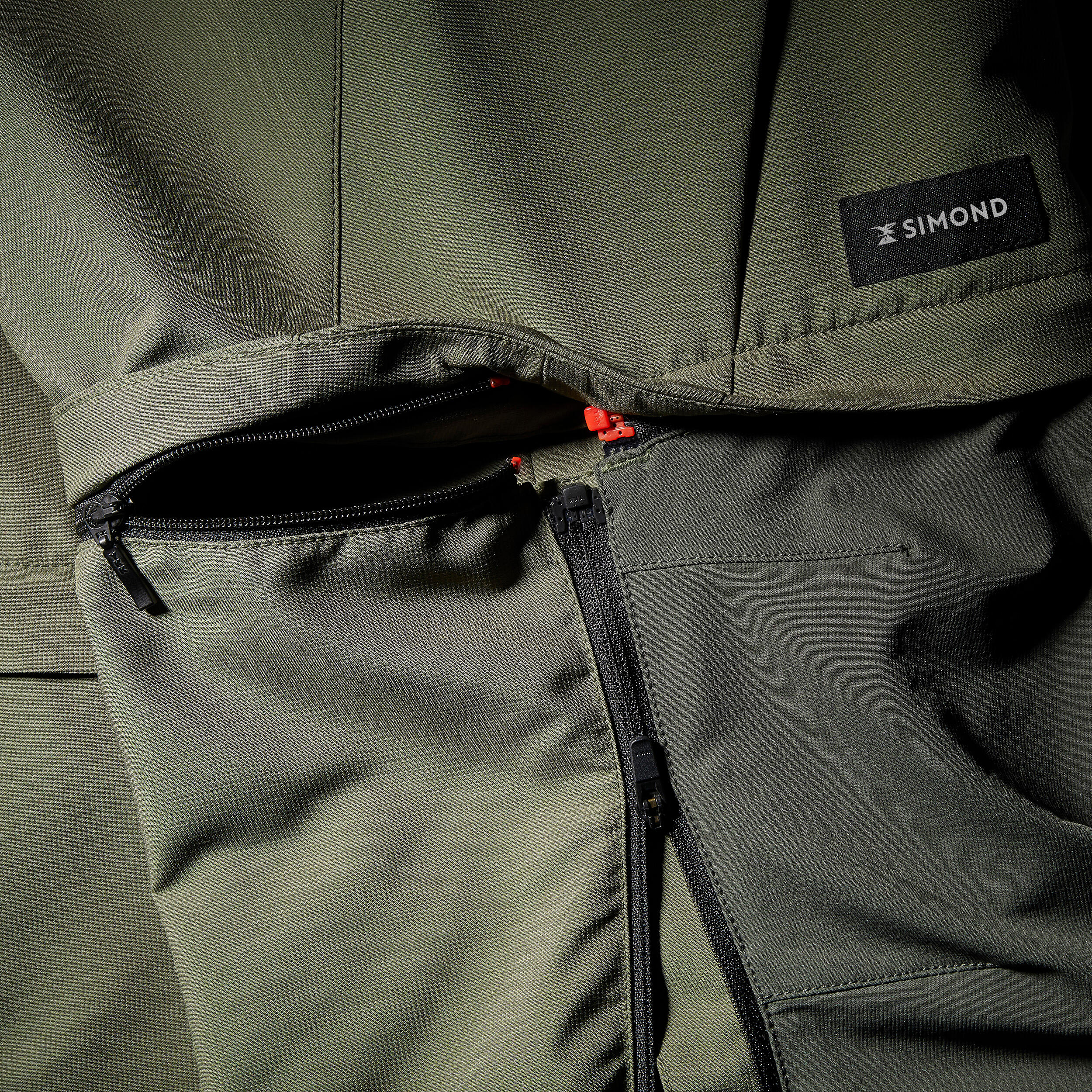 Pantalon de longue randonnée 2 en 1 convertible et résistant homme, MT 500 6/7