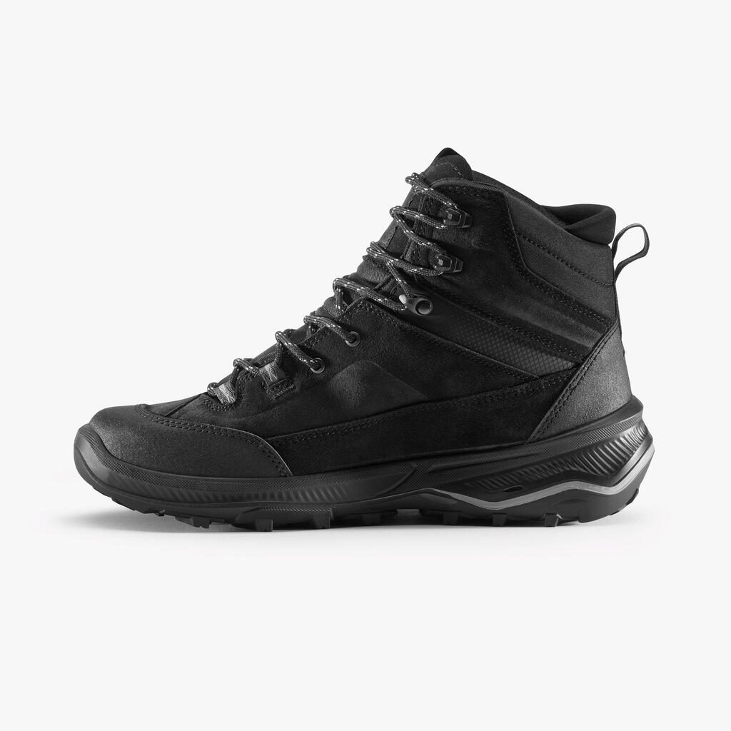 MEN’S LEATHER HIGH TREKKING BOOTS - MT100