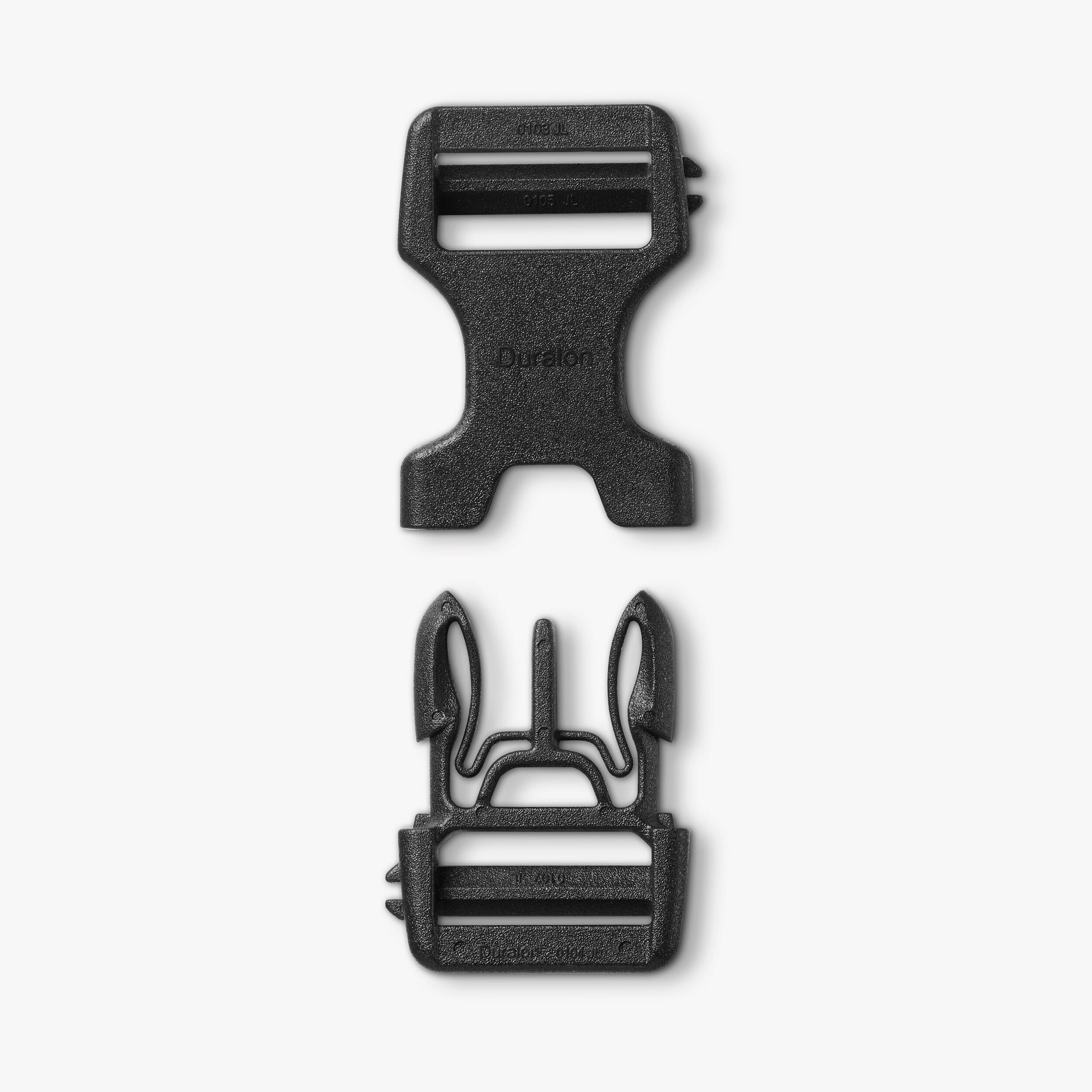 Steckschnalle Ersatzteil für Rucksack für 20-mm-Gurt Doppel-Pinlock  4/6