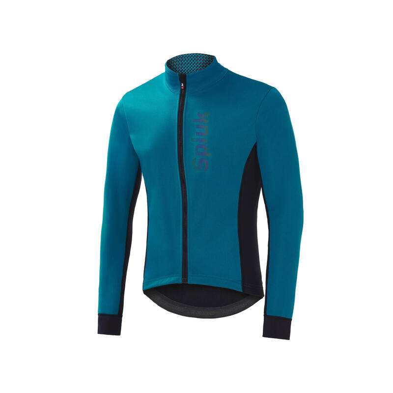 Chaqueta de ciclismo invierno hombre Spiuk anatomic membrana turquesa