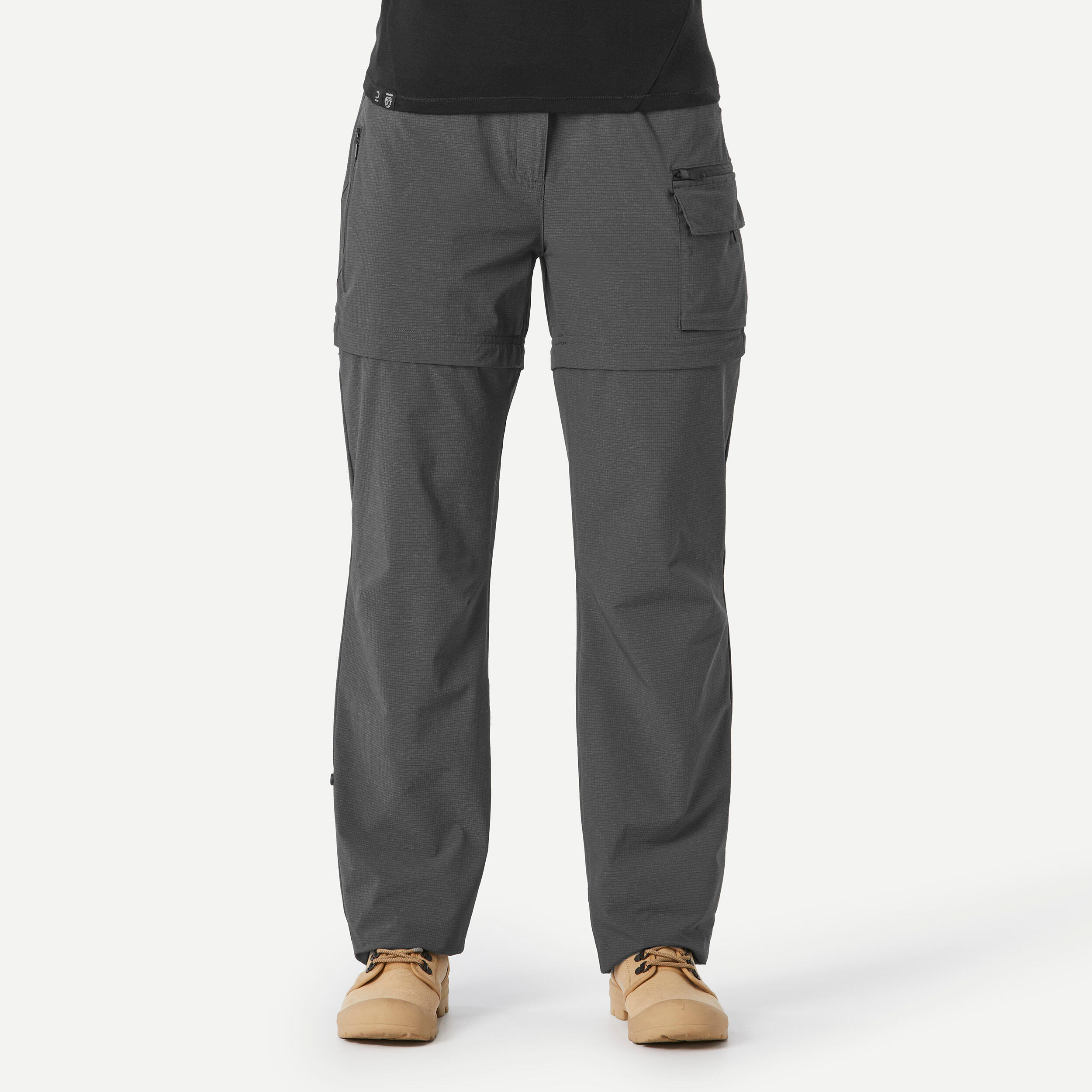 Pantalon modulable de trek voyage femme TRAVEL 900 FORCLAZ Decathlon