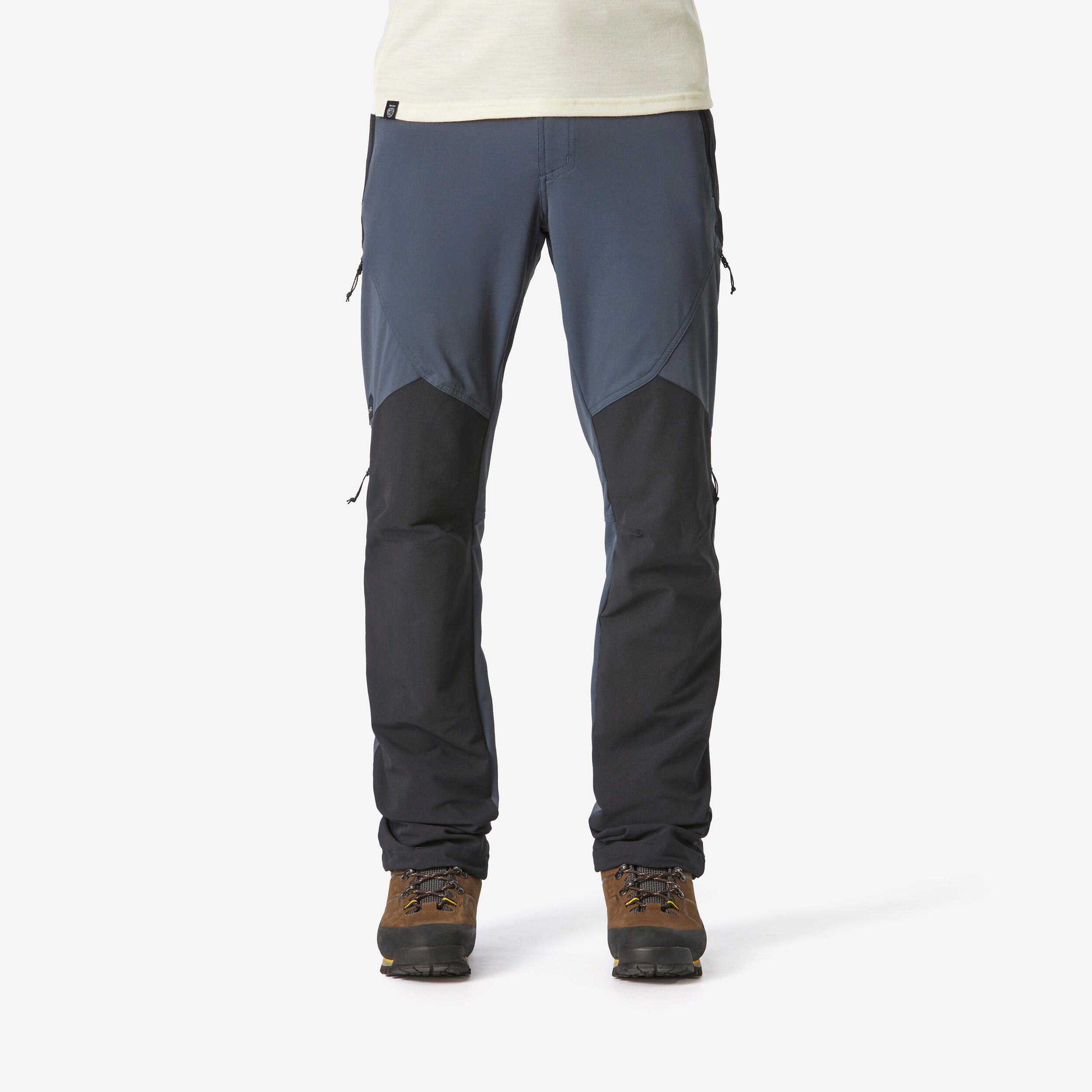 Men’s MT900 Water-Repellent and Wind-Resistant Trekking Trousers - Abyss Grey