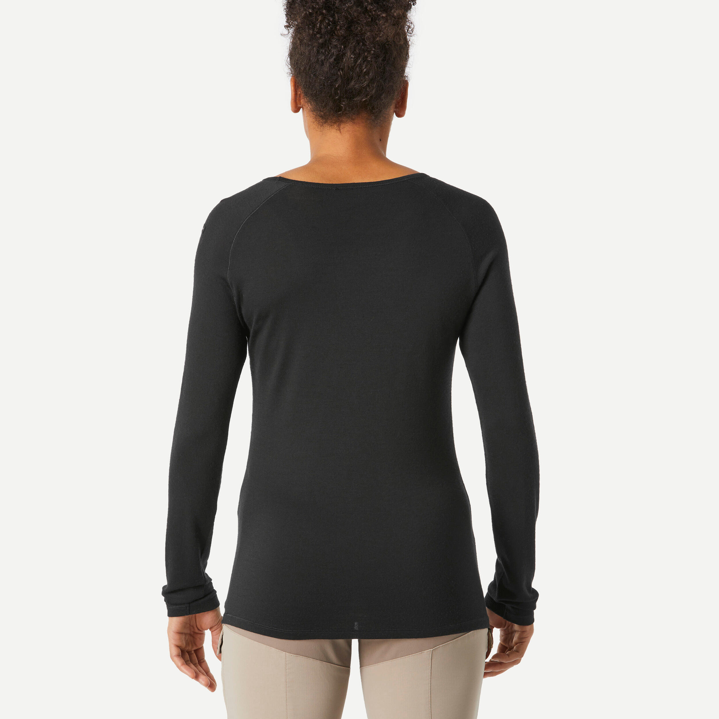 Women’s Merino Wool Hiking Shirt - MT 500 - FORCLAZ