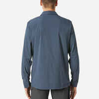 Men's anti-UV long-sleeved hiking travel shirt - Travel900 Grey